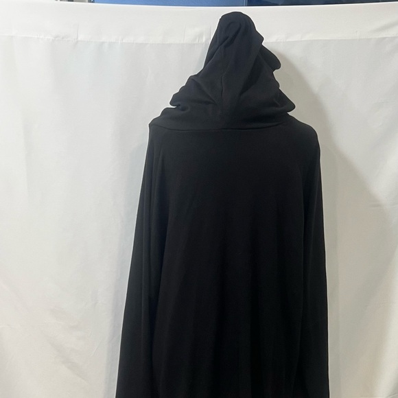 White Birch Black Hoodie with Floral Accents - Picture 7 of 9